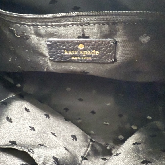 $449 Kate Spade Zippy Shoulder Bag Pebble Leather Black - Picture 9 of 9